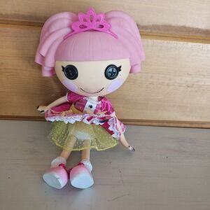 Lalaloopsy Jewel Sparkles Doll w/ Costume Pink Dress Shoes Full Size 12"